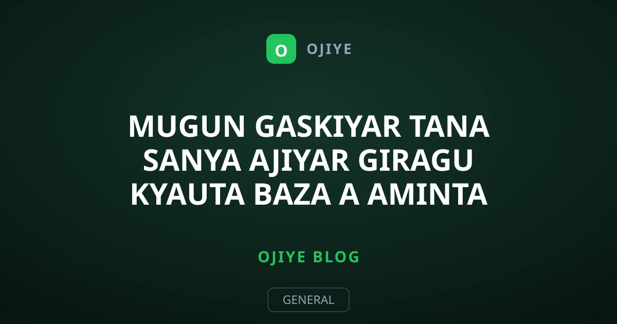 Mugun Gaskiyar Tana Sanya Ajiyar Giragu Kyauta Baza A Aminta Da Ita Ba