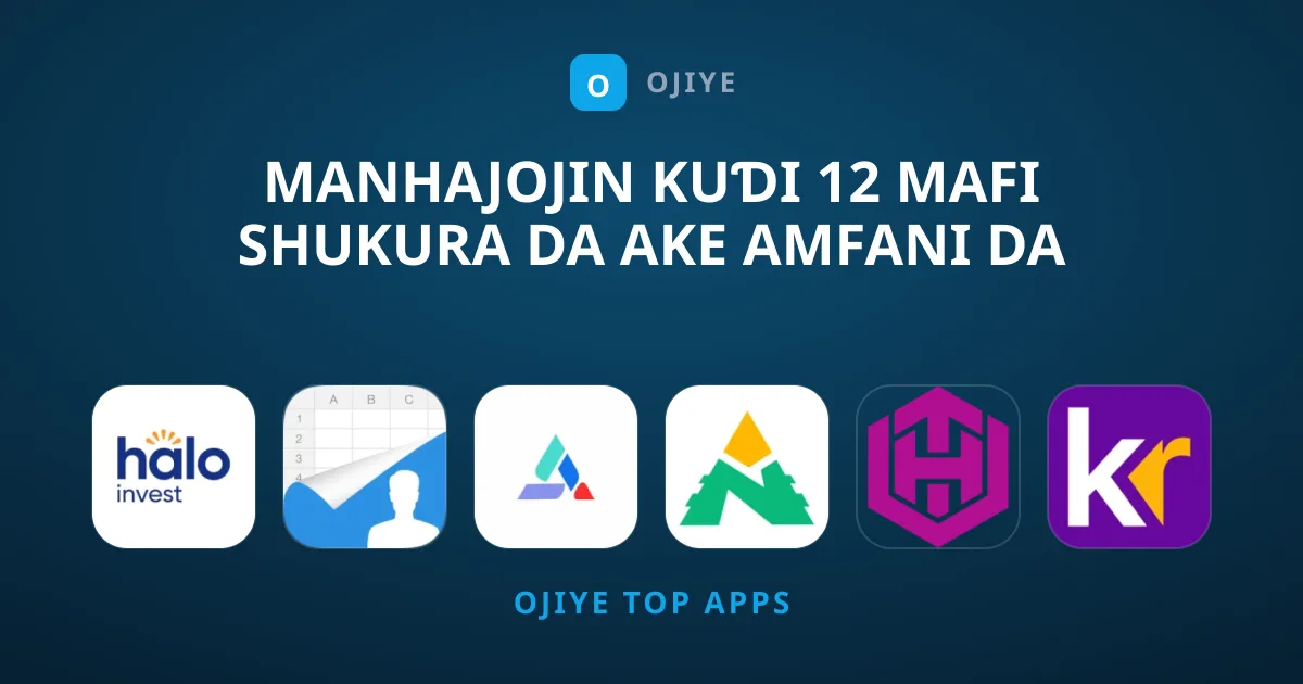Manhajojin Kuɗi 12 Mafi Shukura Da Ake Amfani Da Su A Yanzu